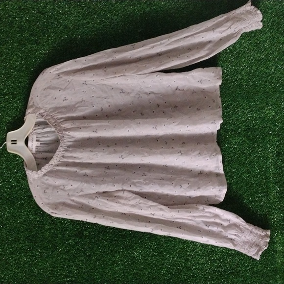 Revolve Bella Dahl Cream Fitted Long Sleeve Blouse - Picture 2 of 6